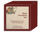 Thick Border Thanksgiving Medium Box